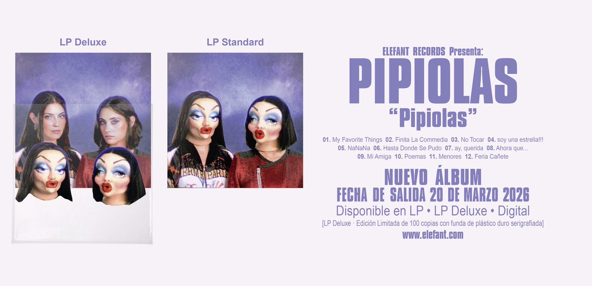 Pipiolasclub's tweet photo. preventa ya disponible, LP deluxe solo 100 copias!! corred gays

https://t.co/4pvLXFBAM9 https://t.co/7VUbSdjuD7