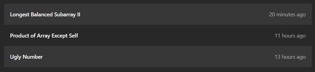 daily log: 42/365                      

> college (8-6pm)
> walked around 10.5k+ steps on campus😭         
> solved 1CF (1200) question 
> solved 3LC questions
> worked on the project report         

yet another tiring day, anyways see y'all tomorrow!✨
