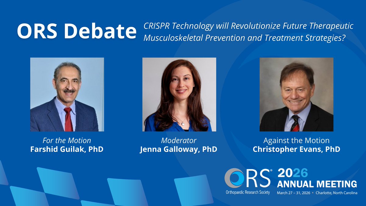 Orthopaedic Research Society tweet media