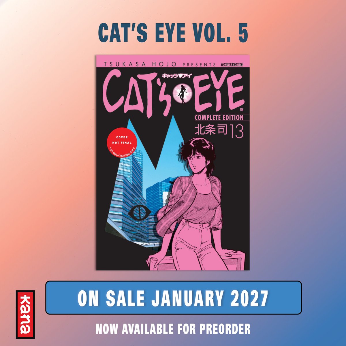 Cat's Eye Omnibus Volumes 4 and 5 by Tsukasa Hojo coming September