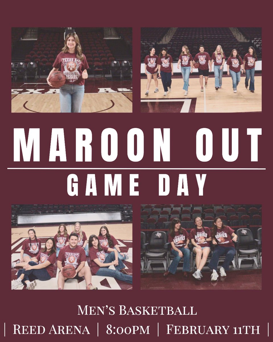 Texas A&M Maroon Out tweet media