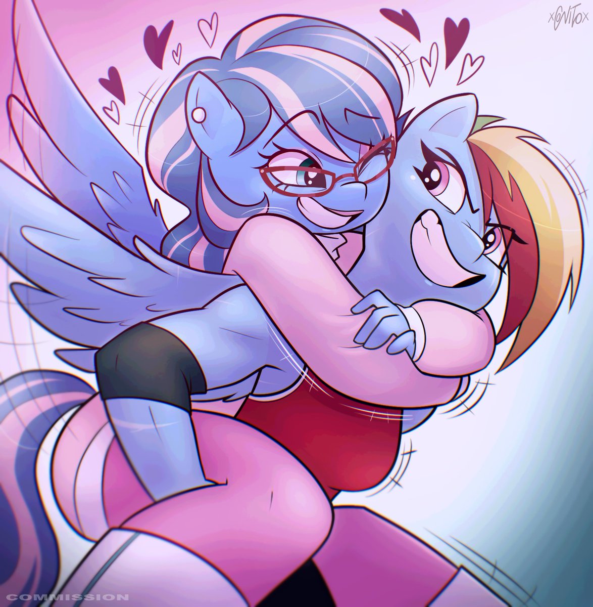 XCONITO's tweet image. Commission for @Stellita_draws 
Thanks for yout support 💙🌈

#ArtCommission #MLP #conito