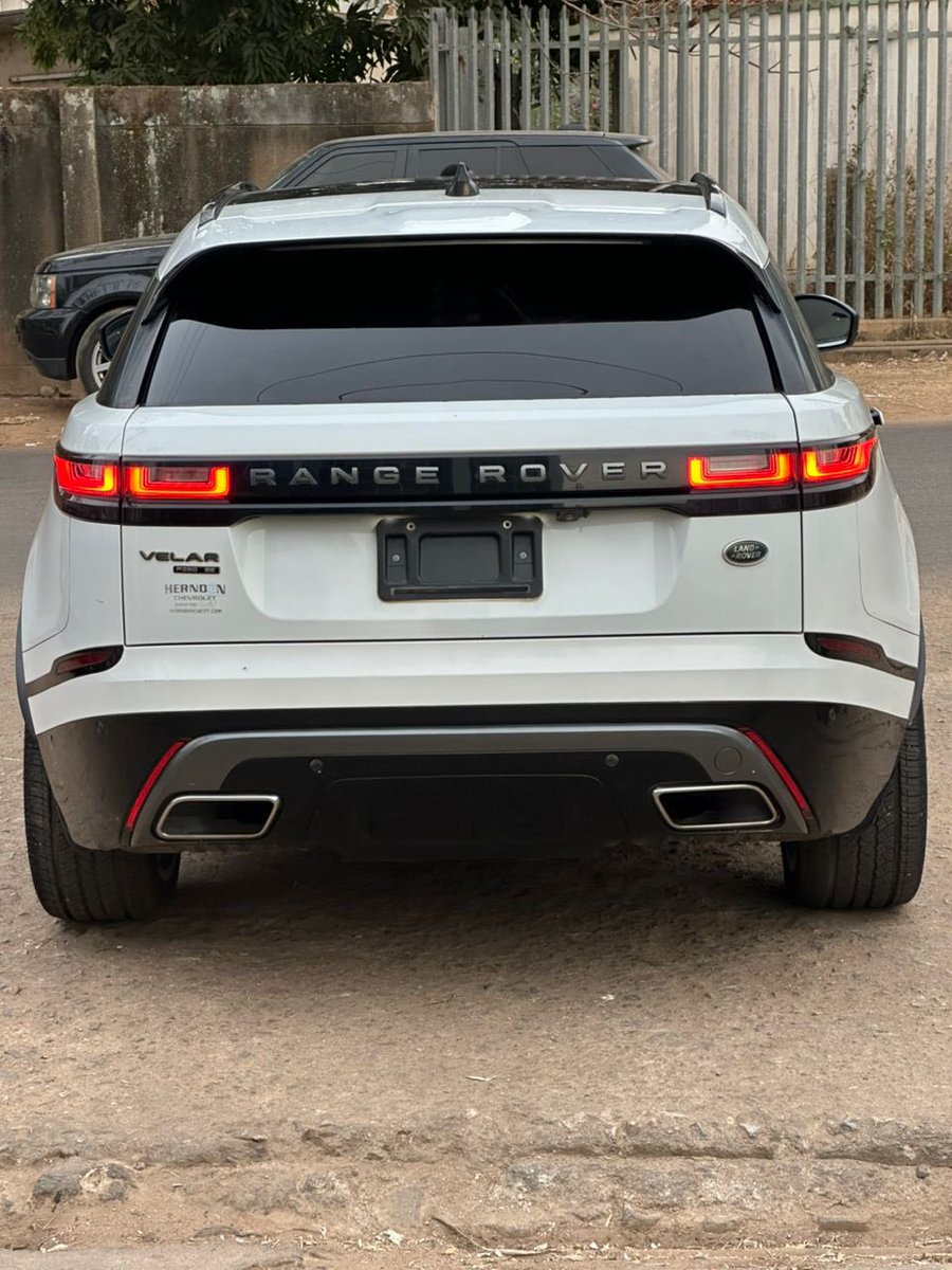 🚘 FEW MONTHS USED VELAR
📆 2018 MODEL
✅ DUTY 
✅LOW MILEAGE 
ACCIDENT FREE
 💰₦56 MILLION
📍KADUNA