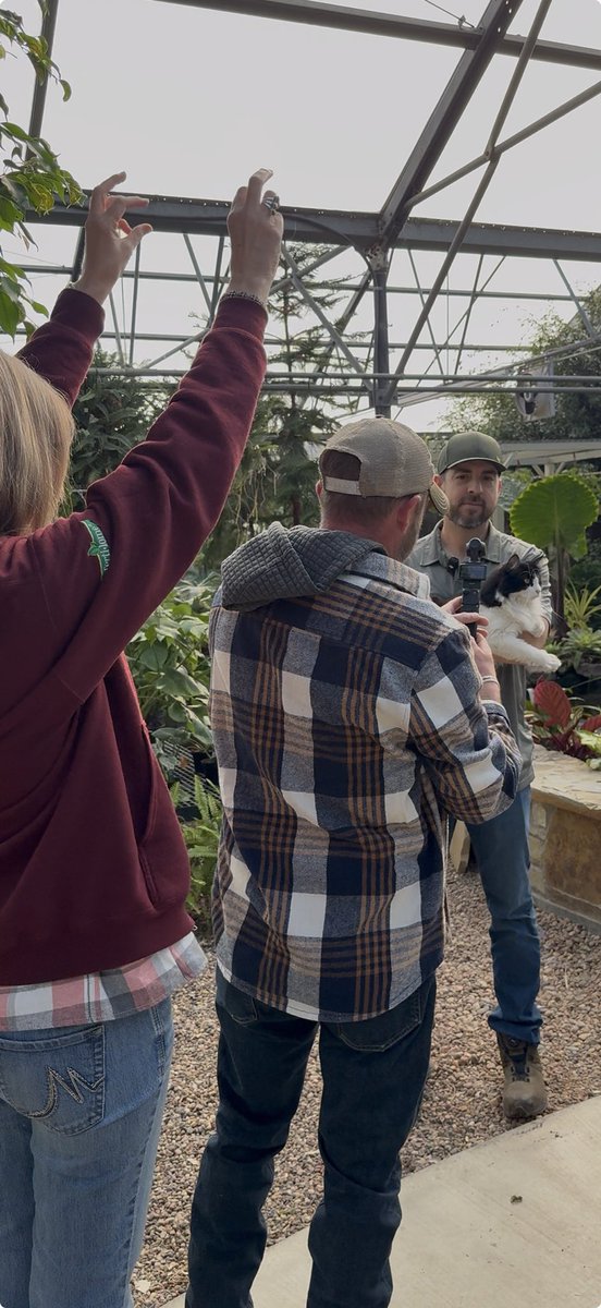 Are you tired of hearing about Sylvester yet? Because the local news came out today to do a story about his newfound fame.

Also, look at his forearms and mittens. He’s looking jacked today.
