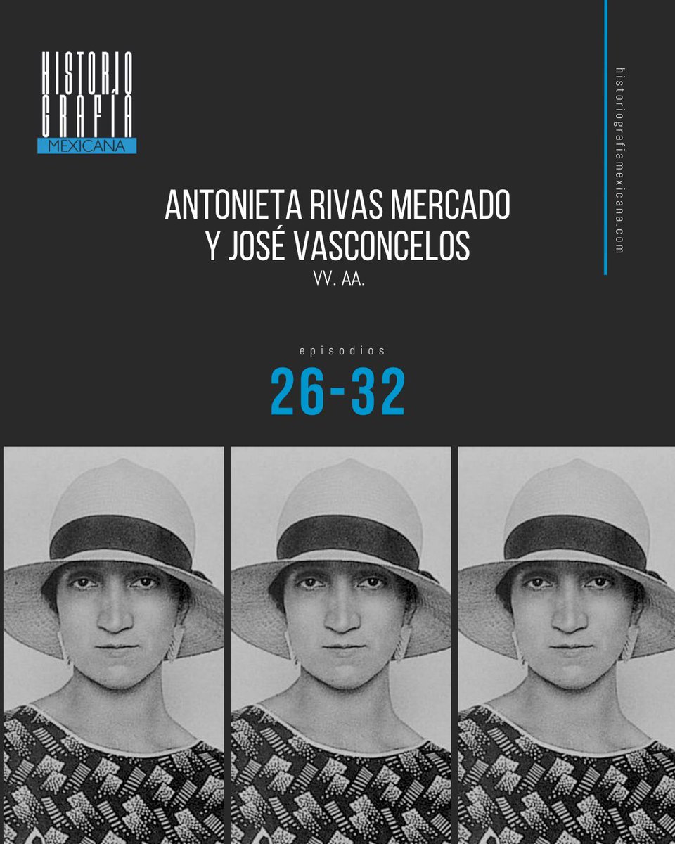 Recordada muchas veces solo como mecenas, como compañera de José Vasconcelos o por su trágico final en París en 1931, Antonieta Rivas Mercado fue mucho más: una vida intensa, compleja y profundamente humana.

🎧open.spotify.com/episode/2Ctp1H…