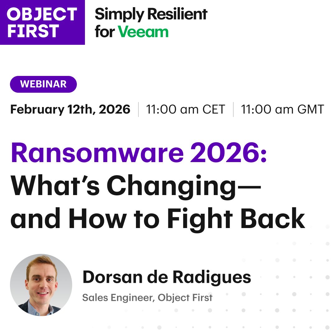 Object First tweet media