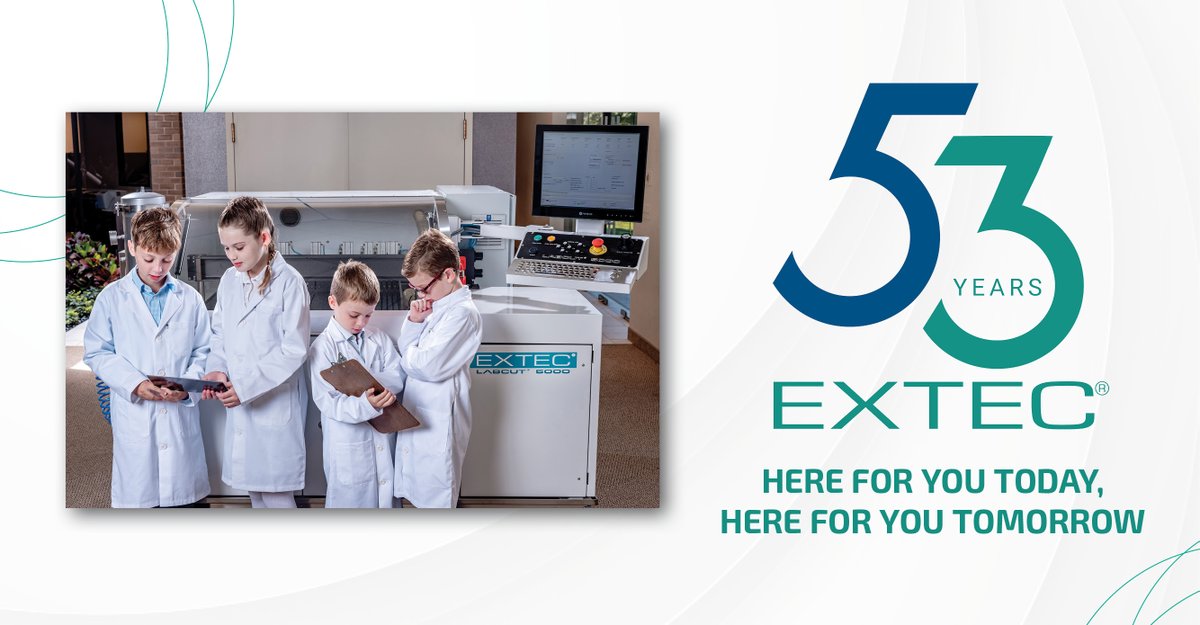 ExtecCorp's tweet image. Celebrating 53 Years of #Extec! 

From our beginnings in Springfield, MA, to our current presence around the globe, we've remained focused on advancing #MaterialPreparation. 

Here's to another year of success! Extec.com