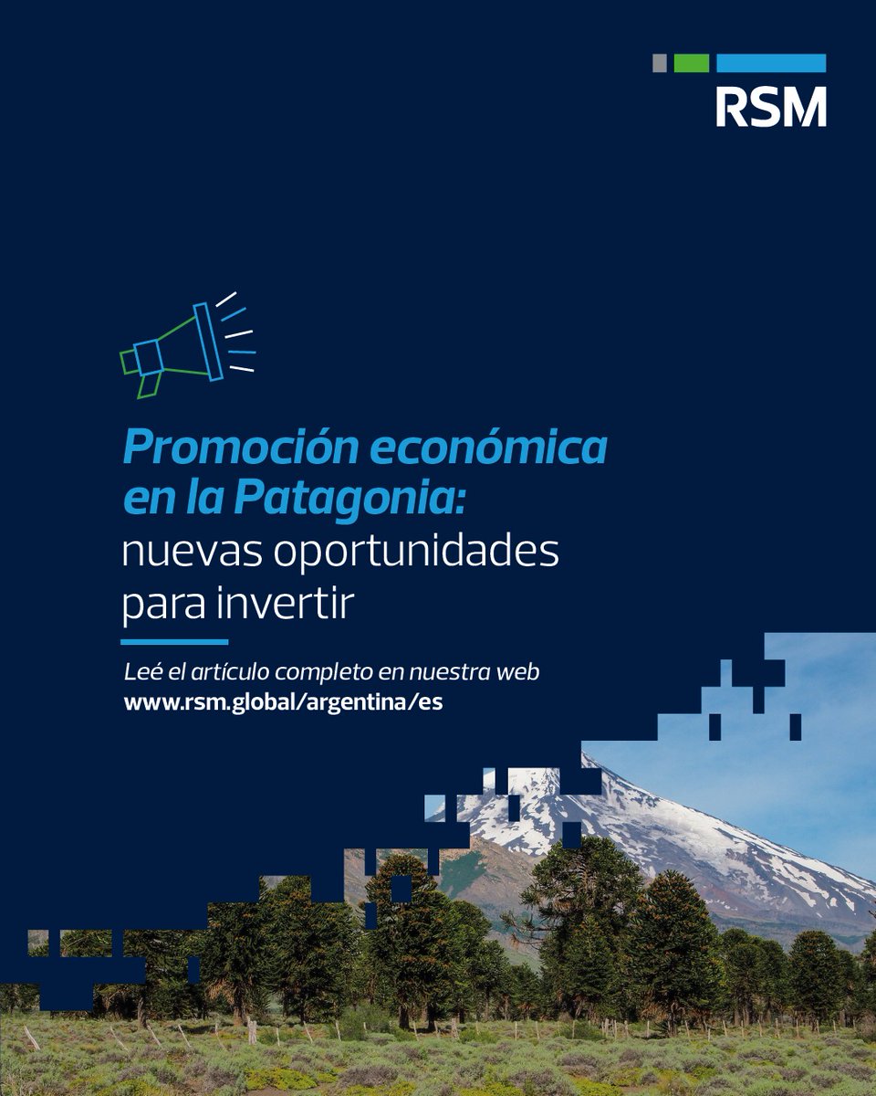 La Patagonia consolida su perfil como región estratégica para la inversión productiva.

Neuquén y Río Negro impulsan regímenes de promoción con beneficios fiscales y estabilidad.

Desde RSM Argentina analizamos su impacto.
👉 Leé el artículo aquí:bit.ly/4atQnD4