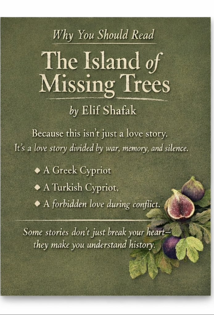 BookClubSL's tweet photo. Some stories don’t just break your heart ,
they make you understand history.
Join our @bookclub_sl to read #TheIslandofMissingTrees by @shafakelif this month to discuss with us on 1st March 2026 
DM to join in https://t.co/5TgvhuA6Lb
