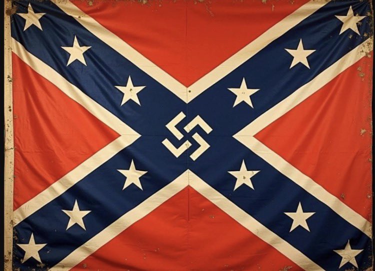 presbytarian1's tweet image. I found this recently and I think it's a great symbol. A flag that symbolizes unapologetic pride in and love for the true American heritage and placing the means by which we save and defend our people in the center: national socialism.