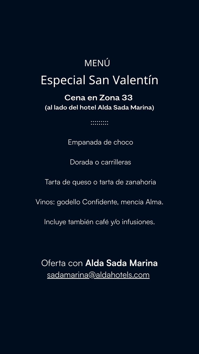 AldaHotels's tweet photo. Ideas para un día especial que esta a puntito de llegar... #aldacorrubedo #aldasadamarina #corrubedo #sada #planesenpareja https://t.co/EFG7k88S1X