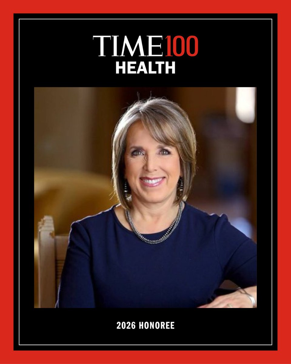 This recognition belongs to New Mexico. Honored to be named to the #TIME100Health list. New Mexico is the first state to offer free, universal child care — strengthening families, improving child development and growing our workforce. I’m confident universal child care is