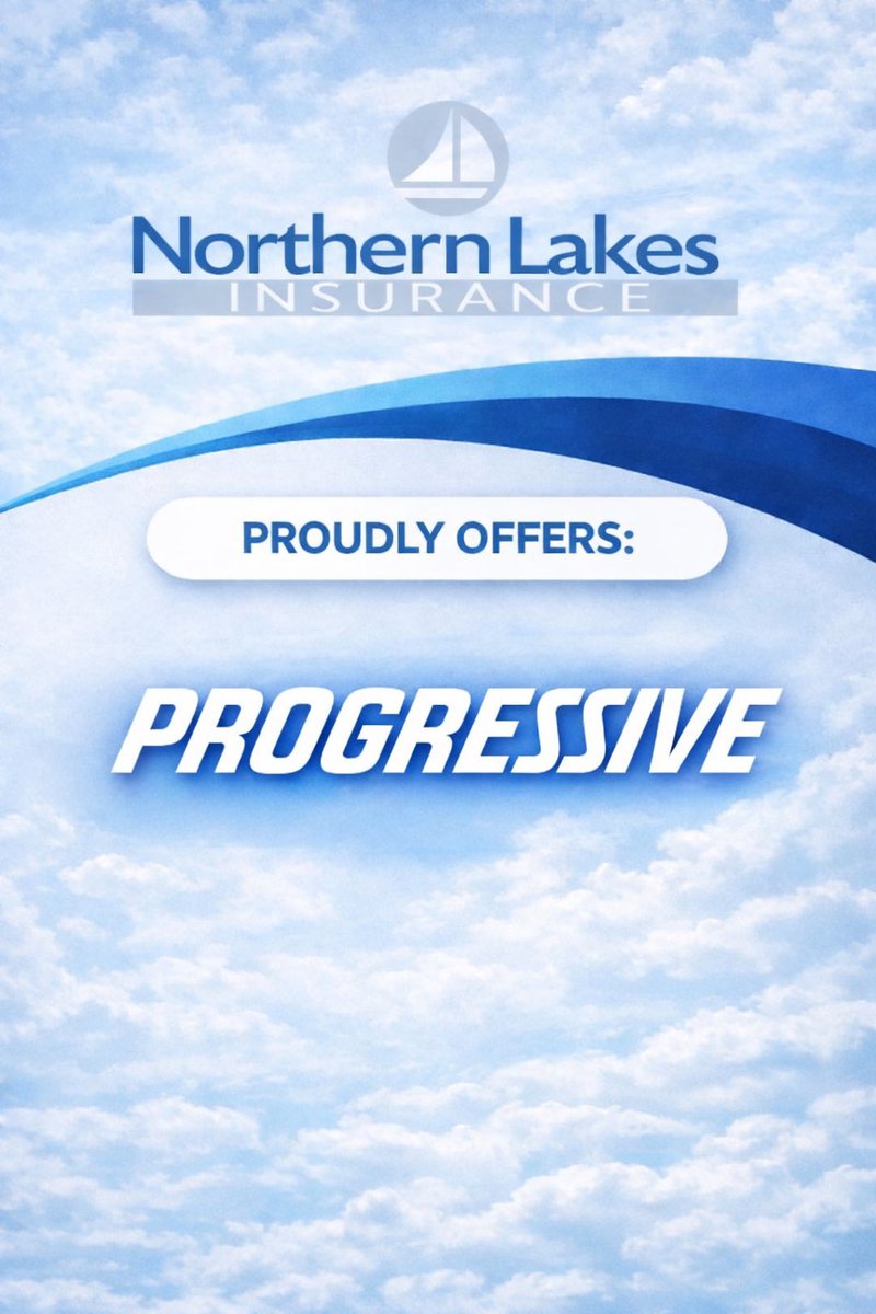 N_Lakes_Ins's tweet photo. Northern Lakes Insurance is proud to offer Progressive Insurance.

Better insurance starts here.

Call Northern Lakes at: 
📞 574-457-5931 and let’s get you protected.

#NorthernLakesInsurance #Progressiveinsurance https://t.co/SnSJks10NR