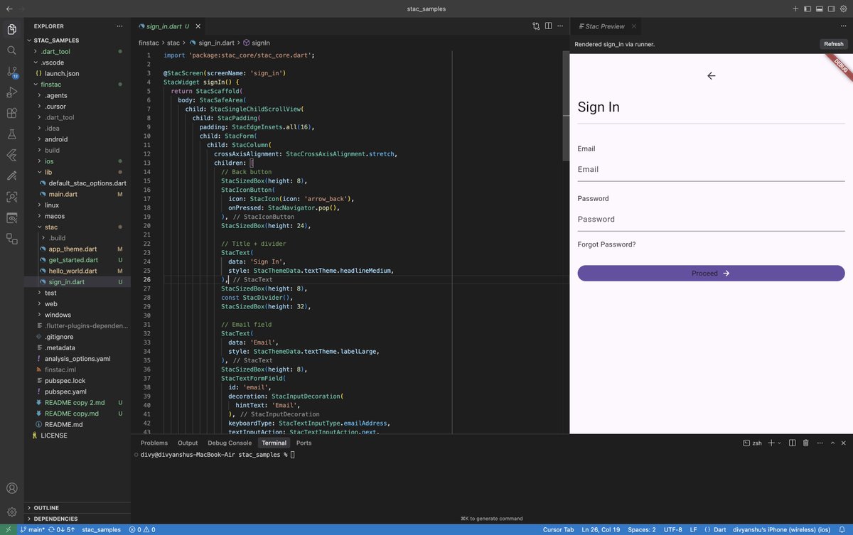 Working on live preview for <a href="/stac_dev/">Stac</a> ⚡️

Build your UI. See changes instantly. No rebuilds. No waiting.

Server Driven UI, the way it should be.