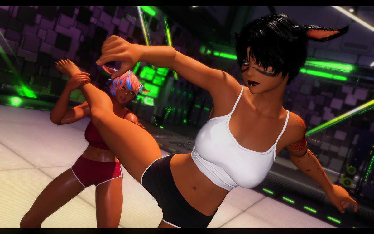 ImNex_NXO's tweet photo. Isalmes and Blackcat’s Training day https://t.co/bGq9gCLXYI