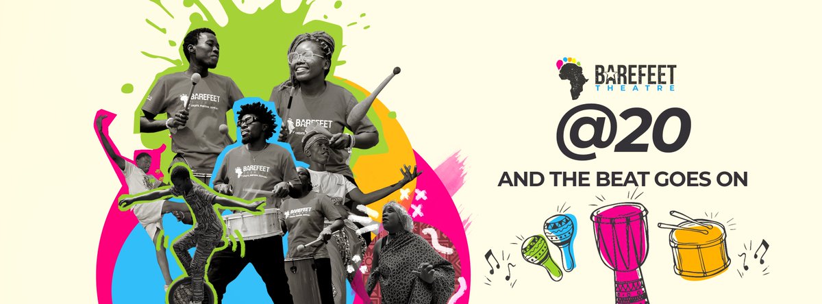 Since 2006, we’ve walked, danced, dreamt, and created alongside thousands of young people using arts &amp; theatre to spark growth, healing, and transformation in communities across Zambia and beyond.

And guess what? The BEAT goes on!
#BarefeetAt20 #TheBeatGoesOn