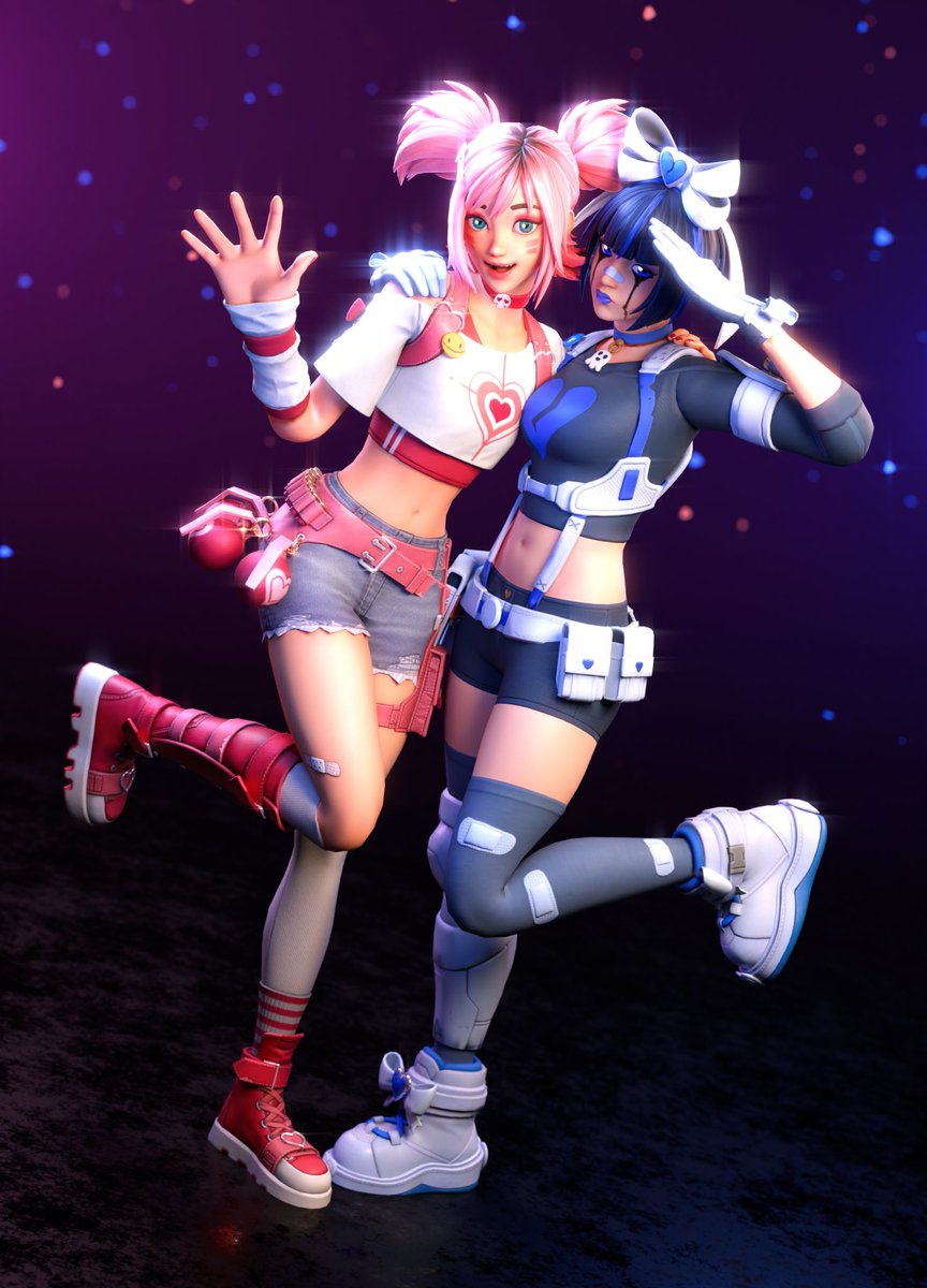 Esme + Ennui! 🩷💙

#fortnite #fortniteart