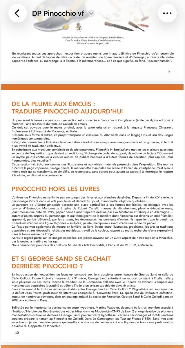 Felici per 🏃‍♂️ Pinocchio in #Emojitaliano a L’illustre Pinocchio, Musée de l'illustration jeunesse, Moulins
musees.allier.fr  
Grazie agli organizzatori della mostra.