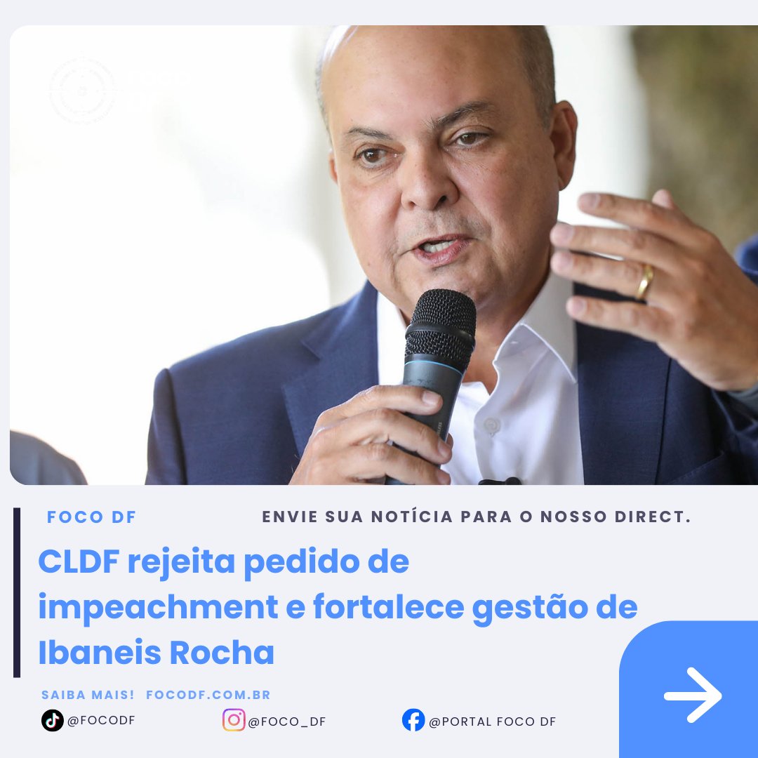 FocoDf_'s tweet image. CLDF arquiva pedido de impeachment contra Ibaneis após parecer jurídico apontar falta de requisitos mínimos. Tema citava BRB-Master, mas denúncia foi considerada frágil.
#cldf #ibaneisrocha #politicadf