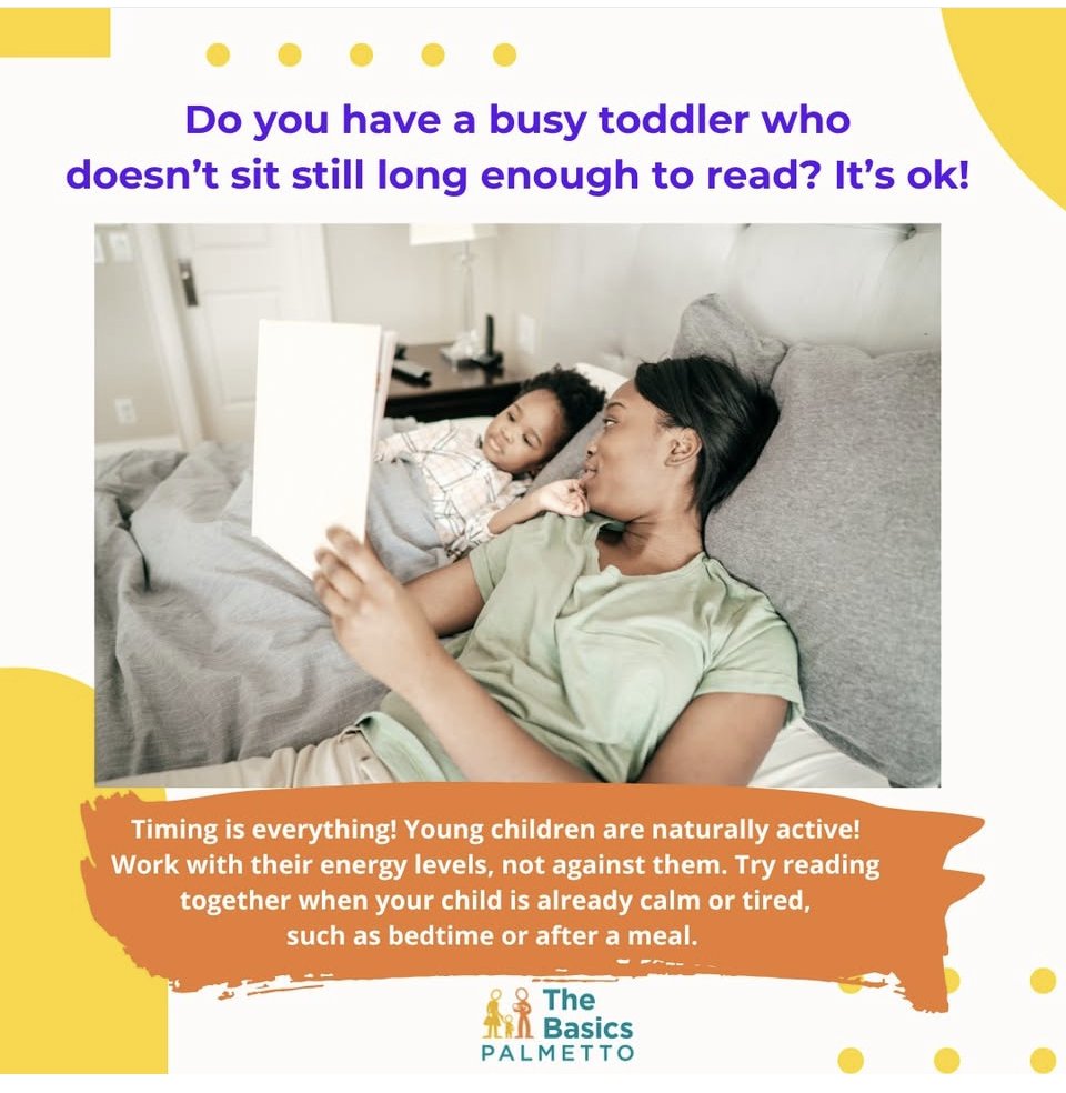 Timing is everything! Young children are naturally active, as they should be. Work with their energy levels, not against them. 📚

#DoTheBasics #ReadAndDiscussStories