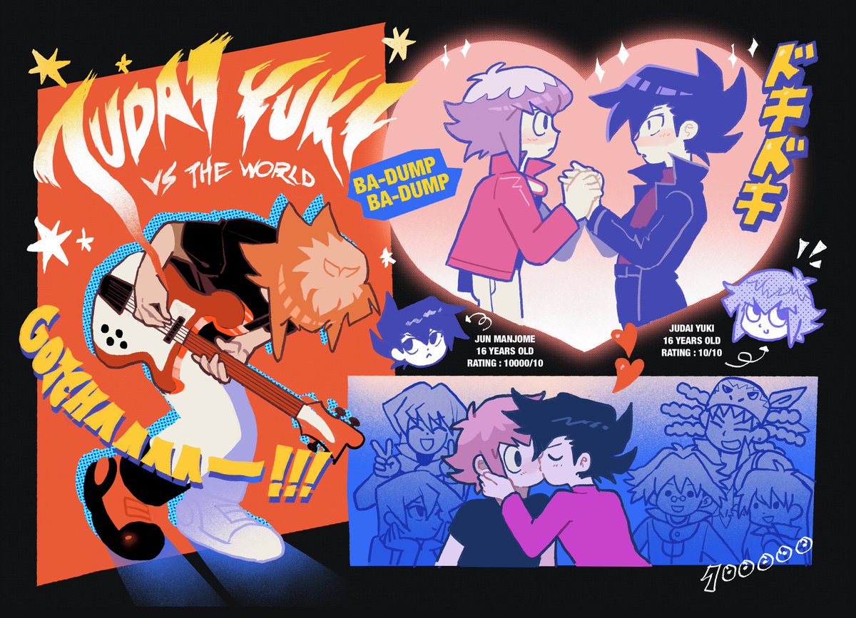 if 🔟 wants to date ⚡️ he has to defeat his seven evil fanboys 💀