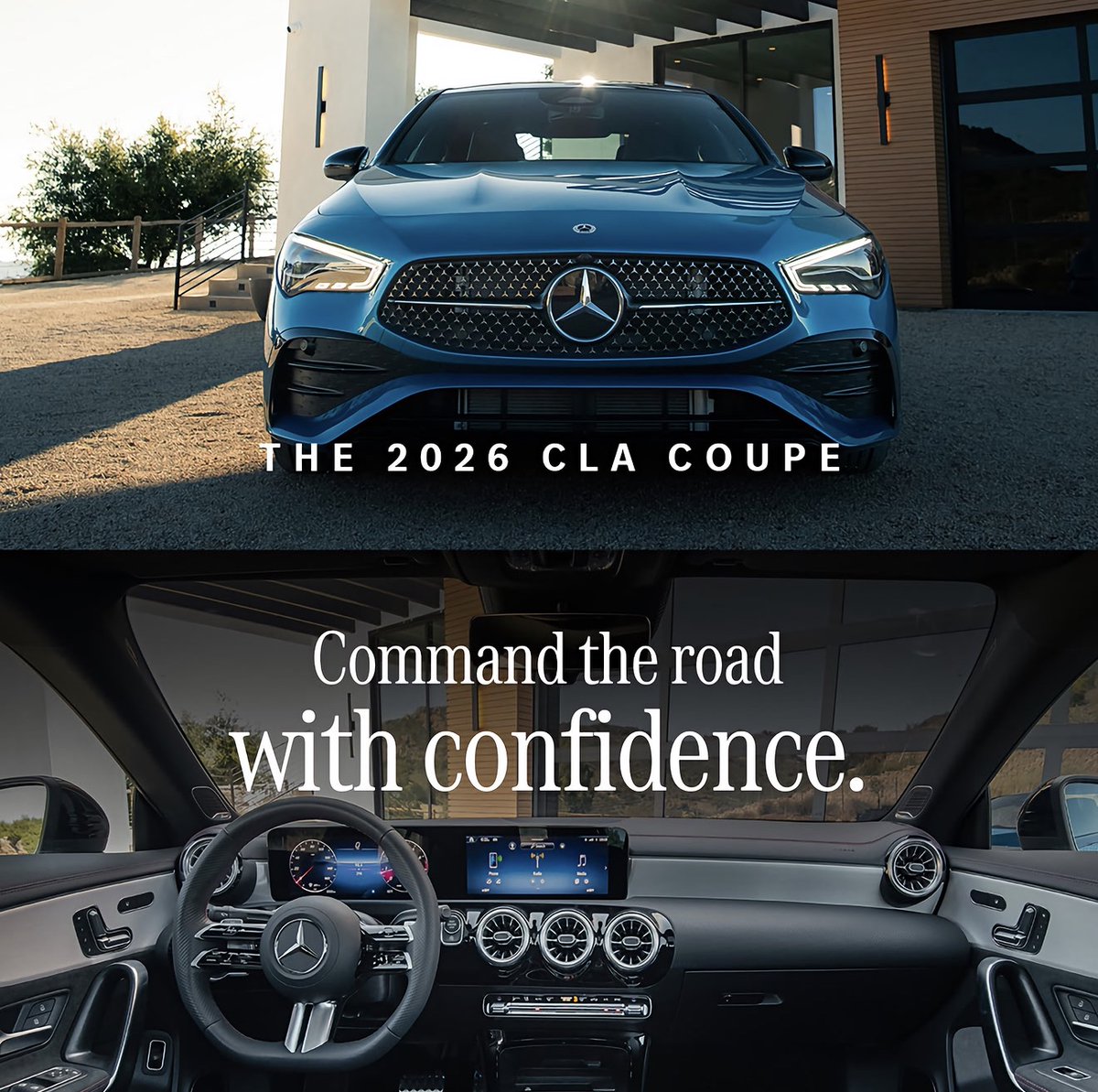 SmithMotorSales's tweet photo. The 2026 Mercedes-Benz CLA Coupe delivers clean design, a focused cockpit, and a drive you actually look forward to every day.

Smith Motor Sales of Haverhill
420 River St, Haverhill, MA 01832
978-372-2552

#MercedesBenz #SmithMotorSales https://t.co/04ZMaqamq6