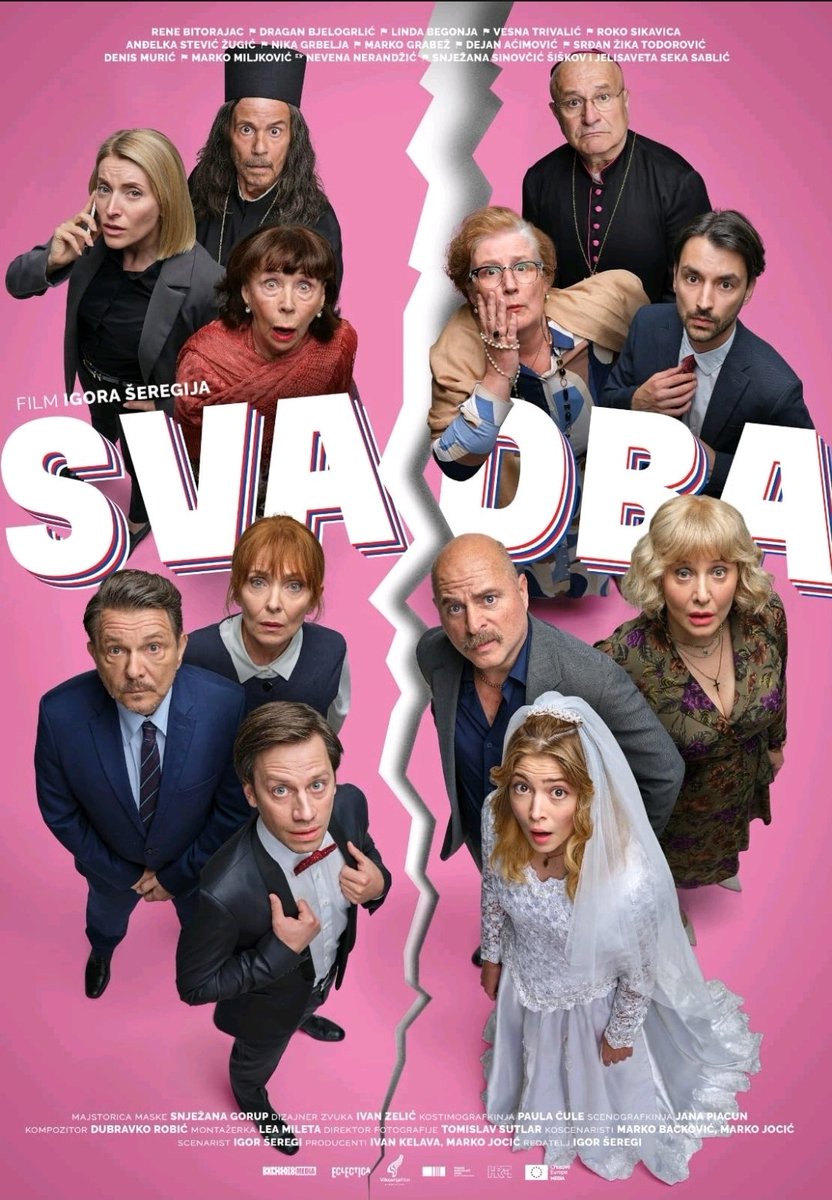 Par reči o ustaškom filmu.
Niko nikada u istoriji jugoslovenske kinematografije nije snimio ništa slično, niti će snimiti bilo šta slično. 95 minuta čiste sreće i radosti, ovo čudo bre leči. 🤩
Gledaću ga joŝ jednom!