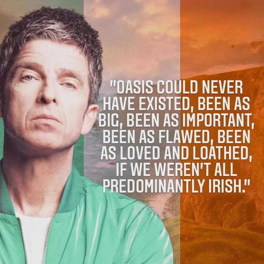 "There is rage in Oasis music and let me explain that to you.
If I say to people there’s rage in the music, people might think about screaming and shouting, but you can rage joy.
When the Irish are sad they are the saddest people in the world, when they are happy they are the