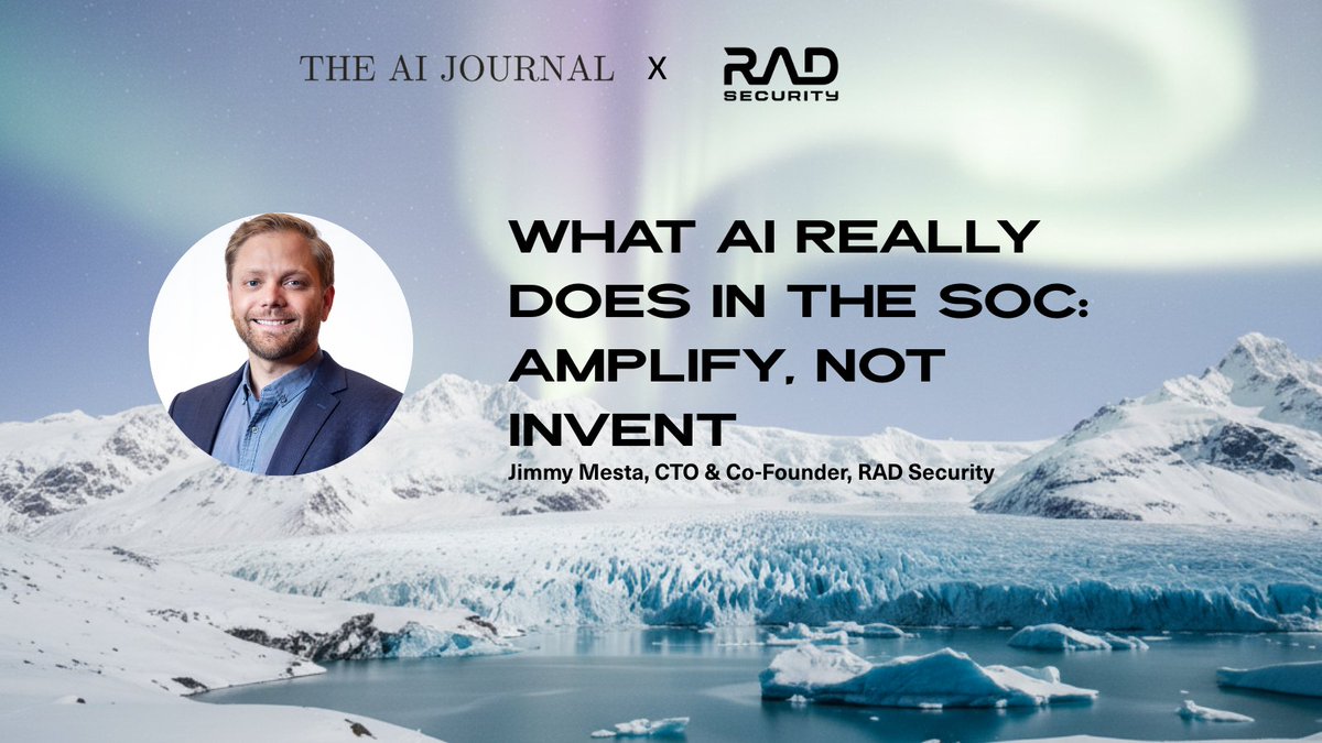 AI won’t fix a weak SOC. If your signals aren’t correlated, AI just accelerates bad inputs. It’s a force multiplier for mature systems, but chaos for fragile ones. Before adding agents, fix the foundation. Check out <a href="/jimmesta/">Jimmy Mesta</a>'s 🌶️ take in <a href="/TheAIJournal1/">The AI Journal</a> 
aijourn.com/what-ai-really…