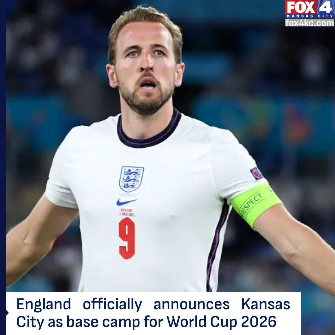 BREAKING: England officially announced Wednesday that Kansas City will be the team’s base camp for the 2026 World Cup. fox4kc.com/sports/2026-wo…