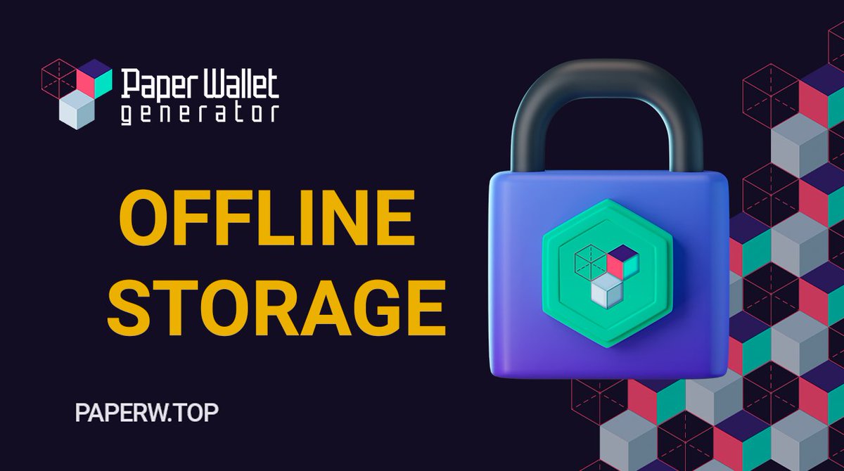 paper_wallet's tweet photo. ➡️A paper wallet is a type of cold storage method for storing digital assets such as cryptocurrencies. 

✅Offline Open-Source Client-Side CryptoWallet Generator https://t.co/FdW2el1k2e

#paperwallet #coldstorage #CryptoNews #blockchain #Security #Software #Linux #Cryptos #btc https://t.co/mc97ALbnyo