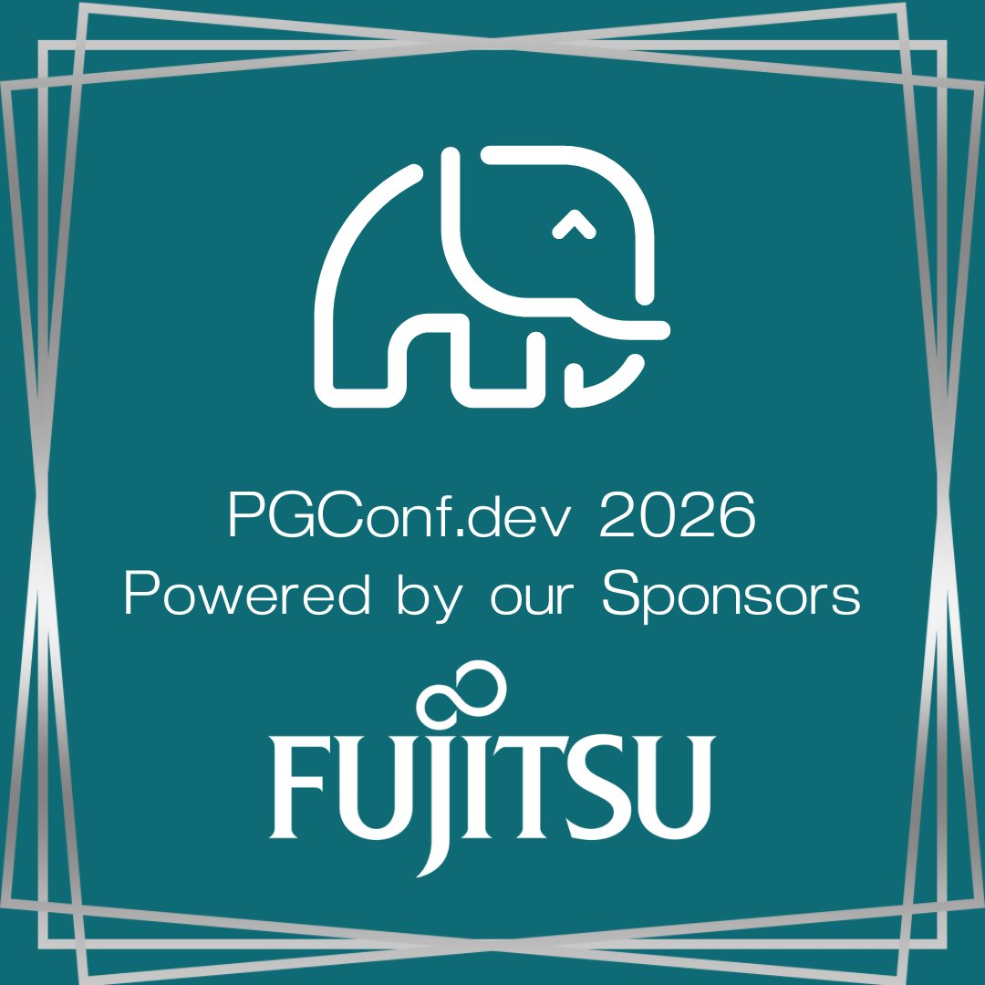 PGConf.dev 🐘 tweet media