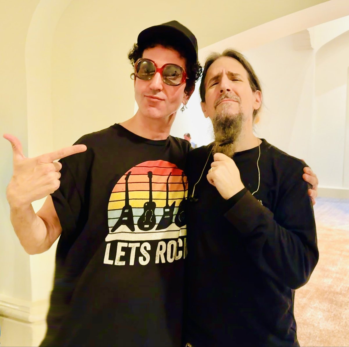 yousefkawar's tweet photo. Celebrating with the one and only @bumblefoot The World Album was awarded Gold Medal Winner – Best in Show at the @GMAMusicAwards Proud that our track “Youcifer” is part of this historic project! #award #winner #music #rock #metal #producer #guitars #guitarist #fretless #musician https://t.co/wUHCaXfl2h