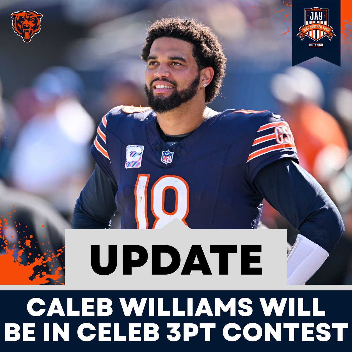 Caleb Williams will be a participant in the NBA All-Star's Celebirty 3pt contest this Friday.

What can't this guy do?