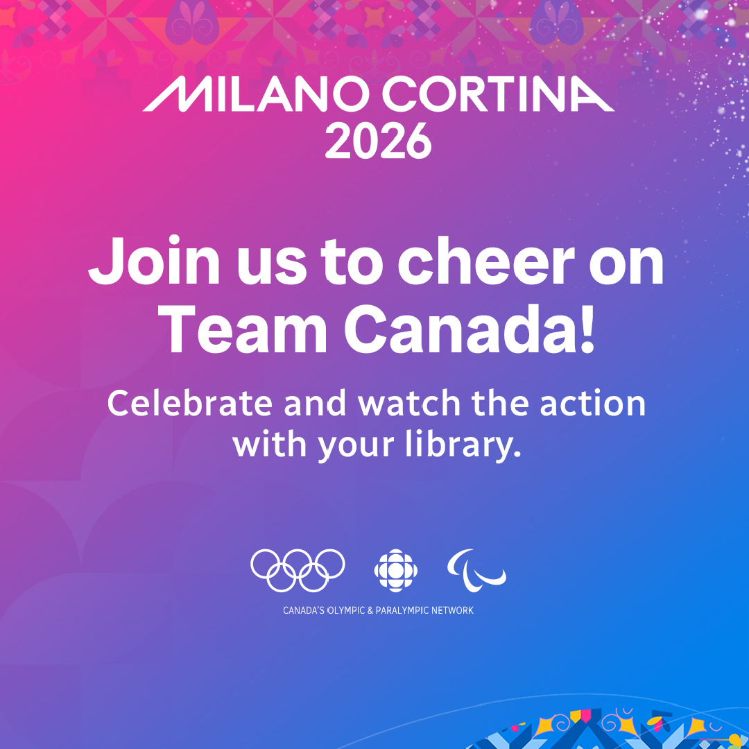 RPLBC's tweet photo. Come to Brighouse library &amp; cheer on Canada's athletes! We're showing the Olympics daily in the Living Room (lobby level). All are welcome. 🥇❄

#GoCanadaGo
#WinterOlympics2026
#MilanoCortina2026
#RichmondBC
#LibrariesForLife
#RichmondLibrary
#CanadaPodium
#WatchTheOlympicsHere https://t.co/Zkrkf0DXPI