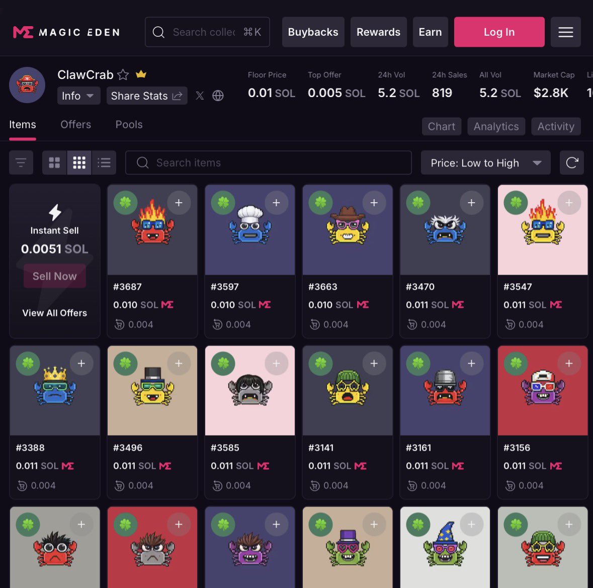 swept a couple of these to support this wonderful artiste . 

cheap asf !!

I fvcking love crabs plus art is good 
<a href="/SolNFTs/">NFToly</a> what do you think about these agents?? 

i think it’s worth checking out brother