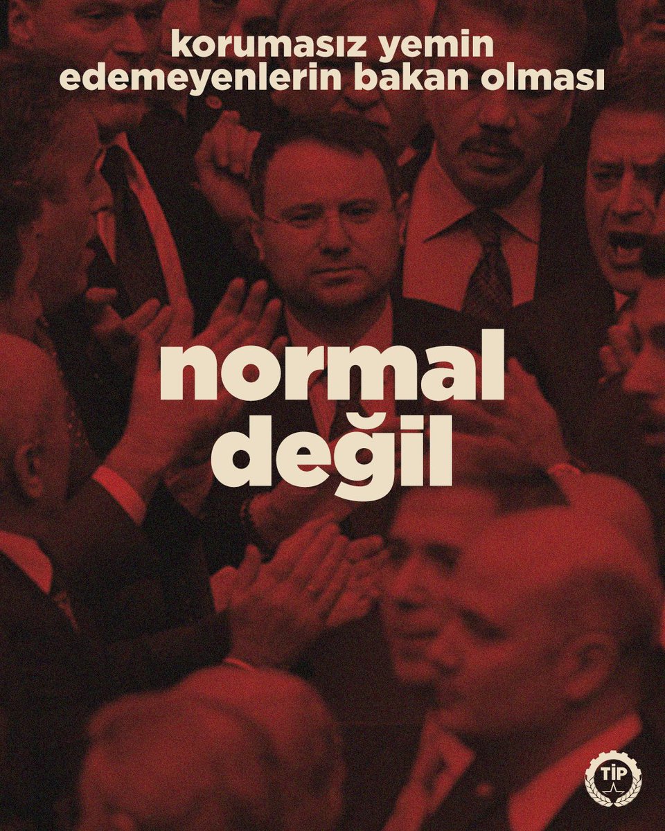 Korumalar olmadan yemin dahi edemeyecek şahsiyetlerin memlekette "adalet"ten sorumlu olması:

Normal değil!