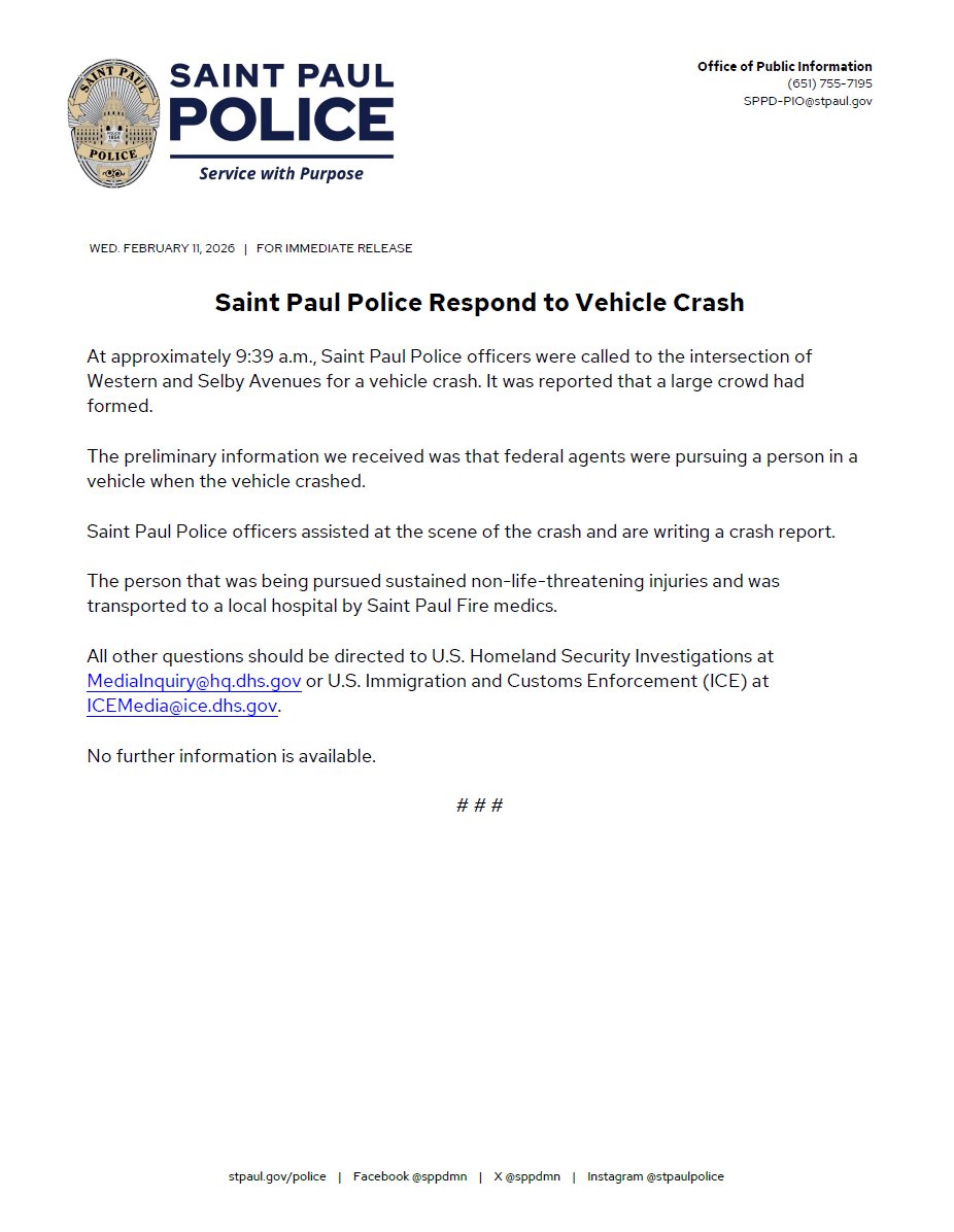 Saint Paul Police Department tweet media