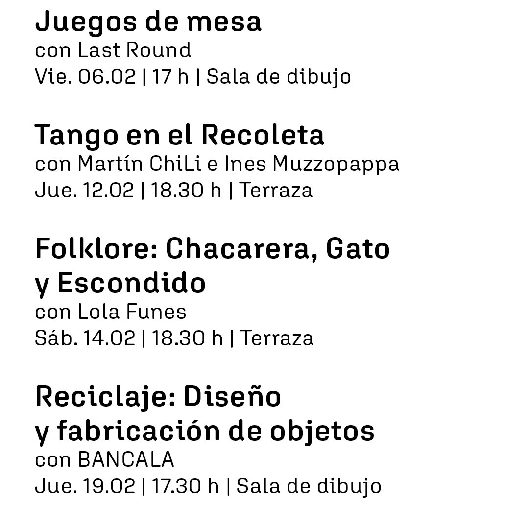 CENTRO CULTURAL RECOLETA tweet media