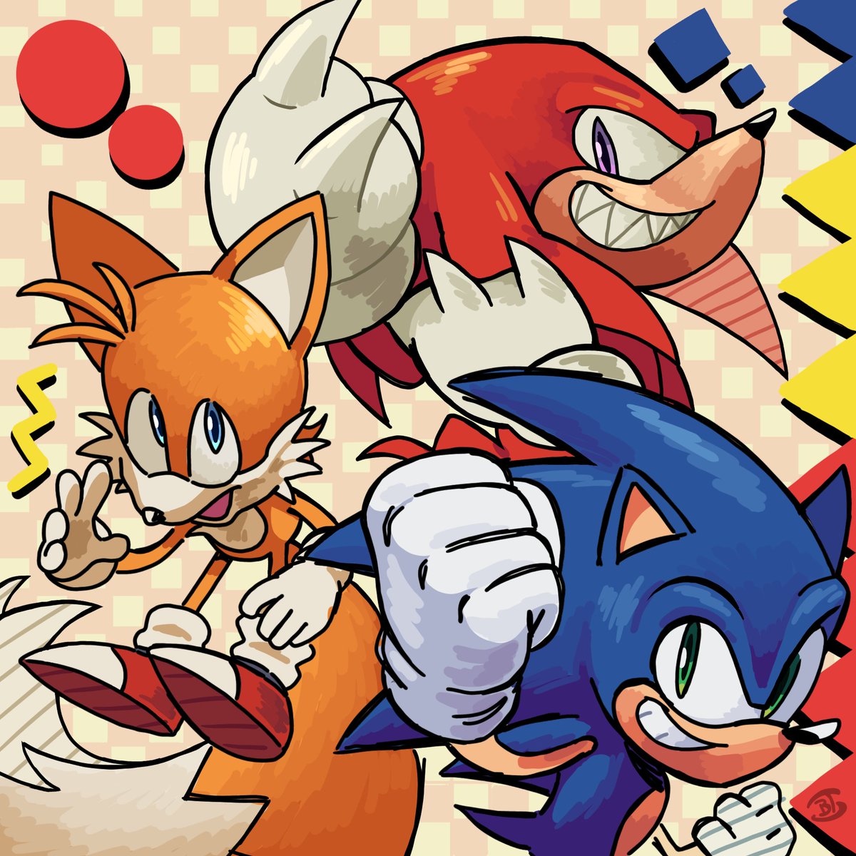 The trio 🔵🟠🔴 
#SonicTheHedgehog