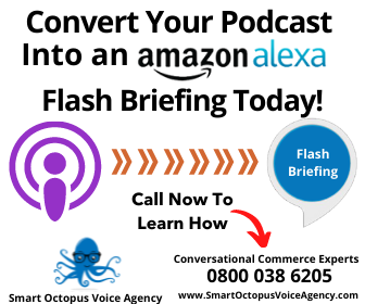 SmartOctopusVA's tweet photo. Podcasters &amp; Podcast hosts wanting to grow their audience should be looking to Alexa Flash Briefings for Weekly automatic listeners. Message us or call us to find out how! #Podcasters #podcasthosts #audiencegrowth #alexaflashbriefings #smartoctopusvoiceagency #voicefirst https://t.co/0GRJfqUO7Q