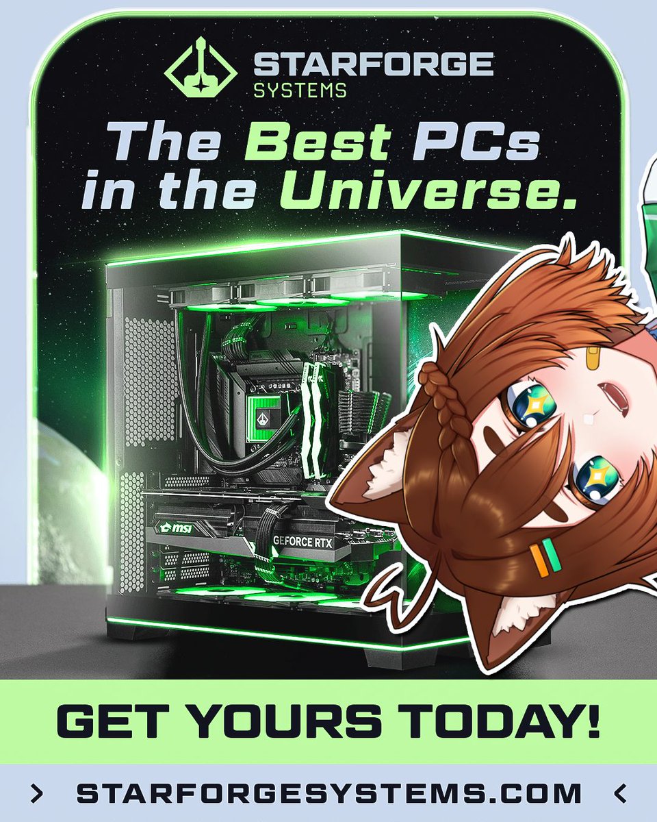 WAAAAHOOOOOO

Smoll  Announcement!! 🥹✨
I’m now a Starforge Affiliate! 🖥️💫
Use code COCONUT at checkout to support Miawy while at the same time getting yourself some really cool goodies!  🥥

#starforge #ad