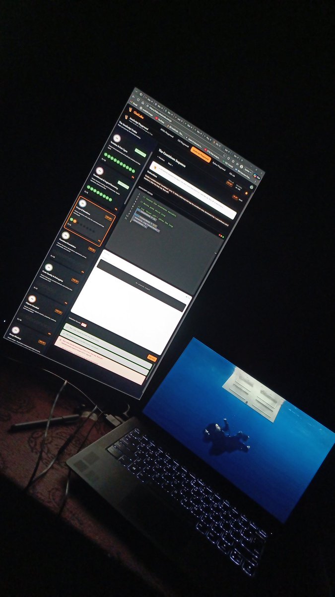 Samrat4488's tweet photo. Day 42/365
Complete 2 mini labs of js and bg one too
Many more to goo
Fight and conqueror
@nirudhuuu @Hiteshdotcom @piyushgarg_dev @ChaiCodeHQ
#365DaysofLearning https://t.co/iV8fFQ9shr