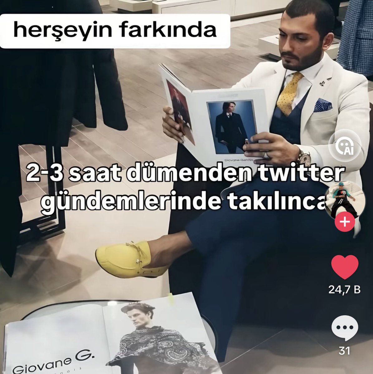 annemlerle haber izlerken konuları twden bildigim icin benim rollenis