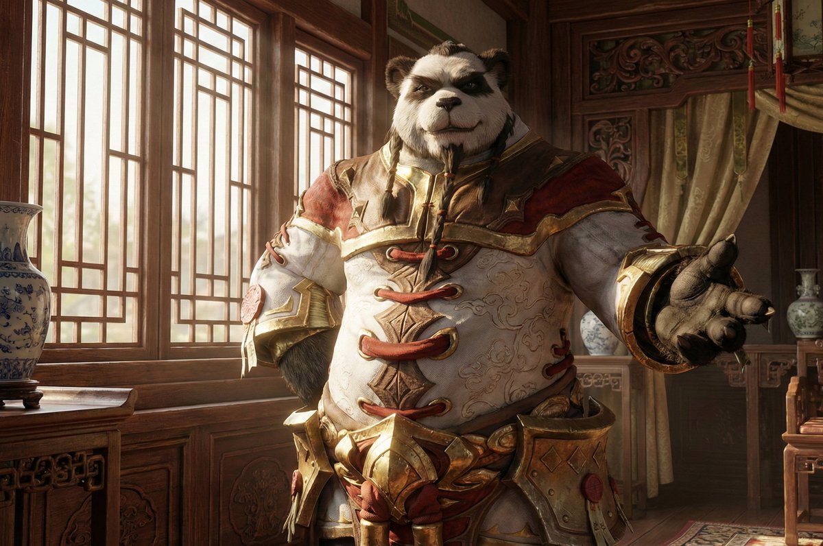 I have nothing to do, so I'll post a photo of my boss.
#warcraft #pandaren