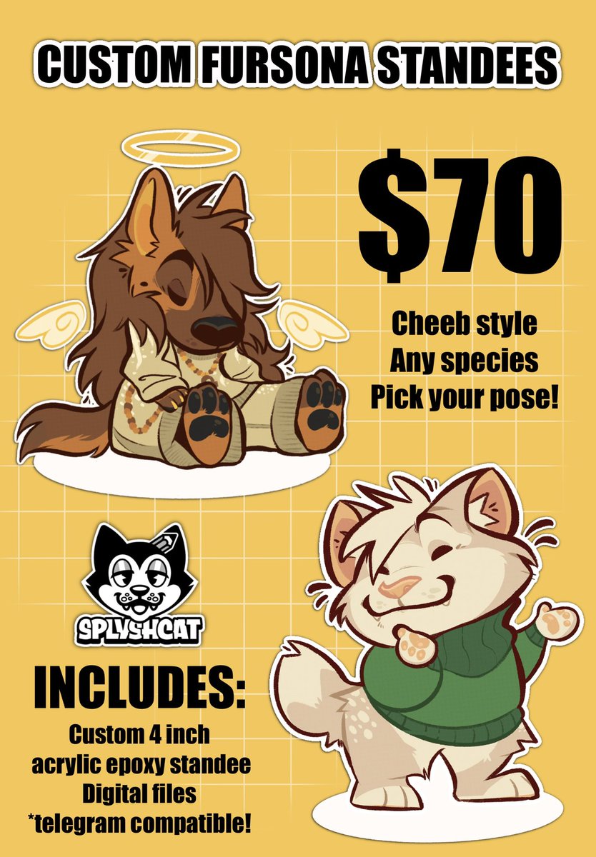 Another opportunity for me to turn u into a lil guy. Open for these! ✨