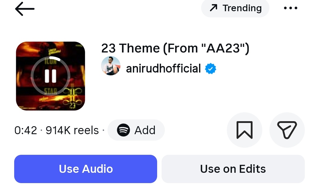 End Of The Day (11/02/2026)

Massive 914K+ Reels 🥵🔥
52K+ Reels In Last 24Hours 📈💥

1 Million Reels loAAding 📈👌

<a href="/alluarjun/">Allu Arjun</a> <a href="/anirudhofficial/">Anirudh Ravichander</a> #AA23