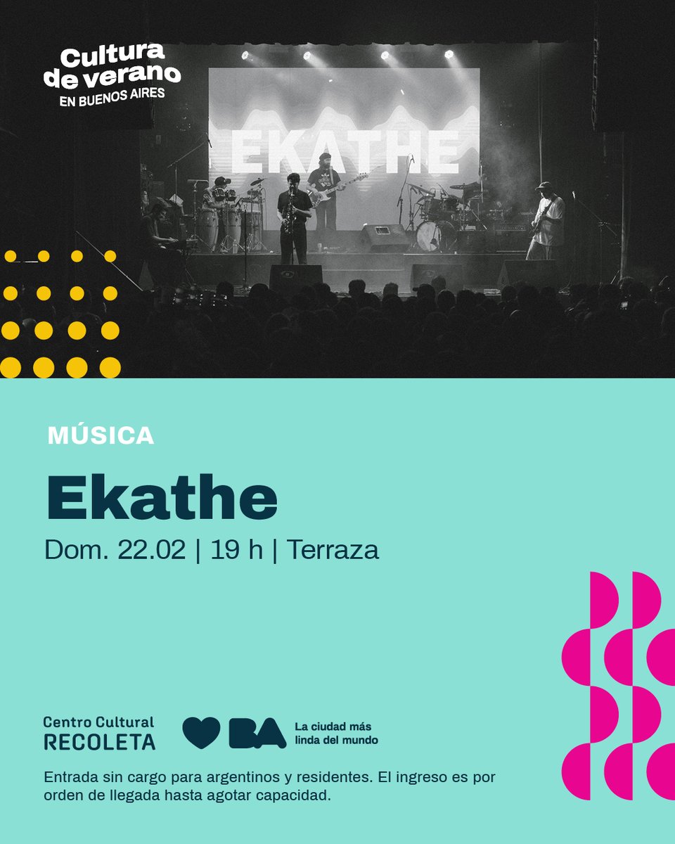 CENTRO CULTURAL RECOLETA tweet media