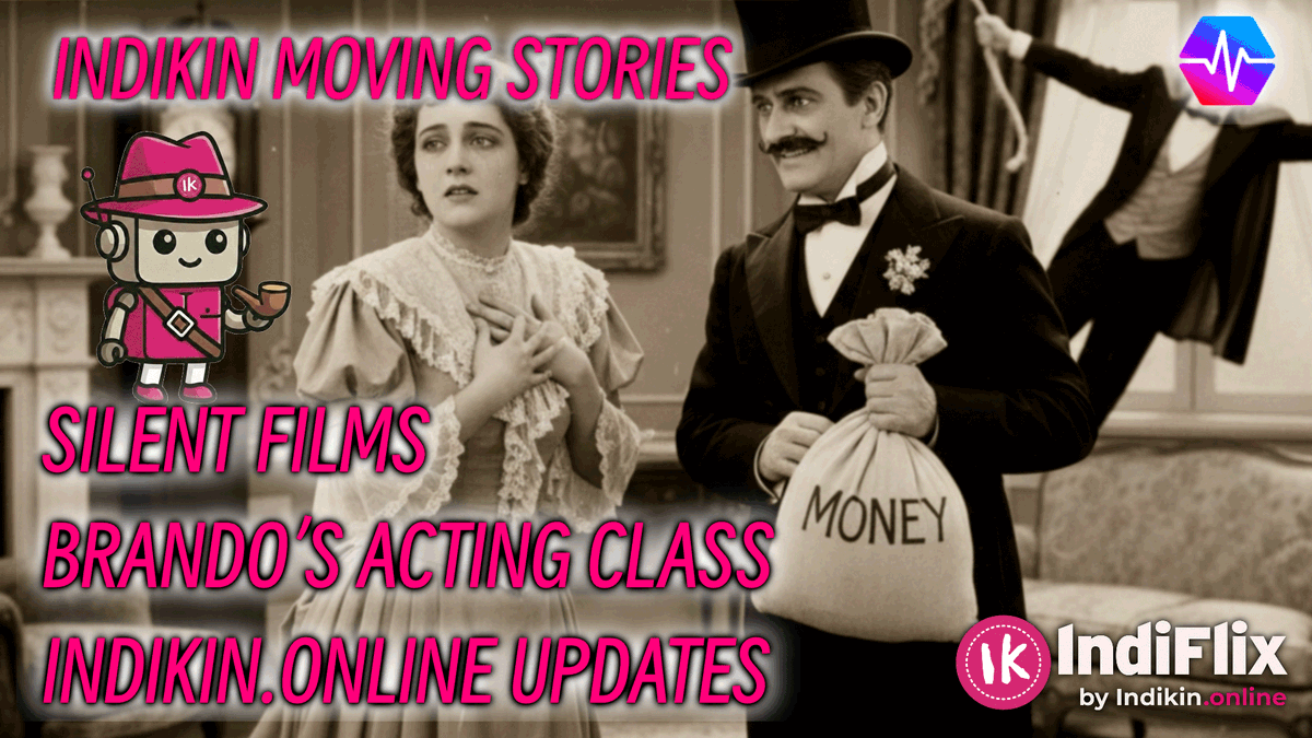 LeftHouseRecord's tweet photo. INDIKIN MOVING STORIES 
Live at 12pm pst
with @GeorgiaCarrera and Me!
We will introduce you to INDI and talk acting, silent films, updates and more! watch right here on #X
@IndikinOfficial https://t.co/COOENpxqK9
