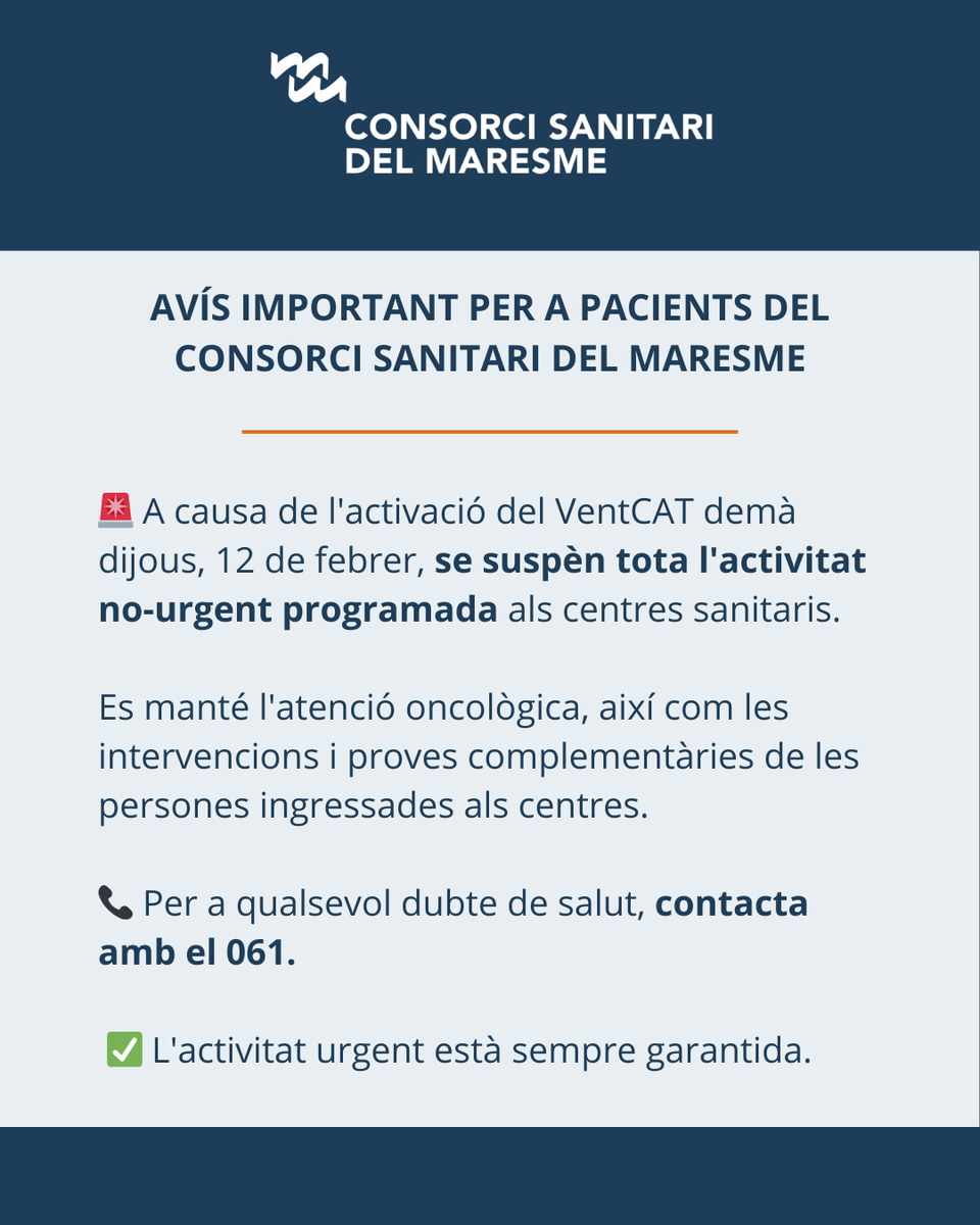 Consorci Sanitari del Maresme tweet media